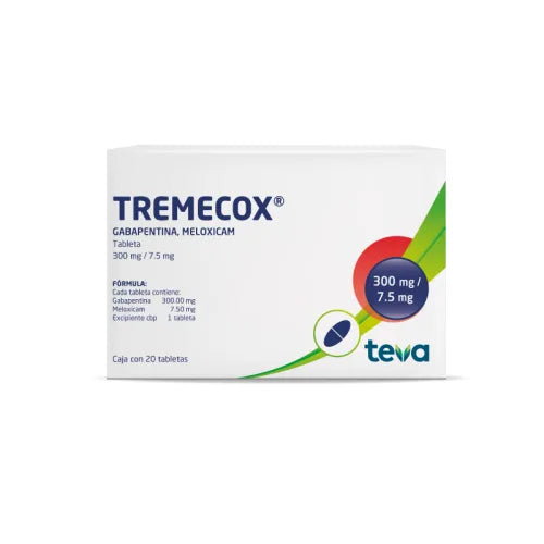 TREMECOX TABS. 7.5 - 300 MG C/20