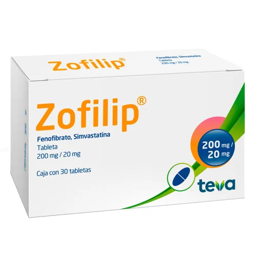Zofilip 200/20
Mg Tabletas
C/30