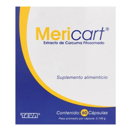 MERICART, 500 MG, C/60, CAPSULAS