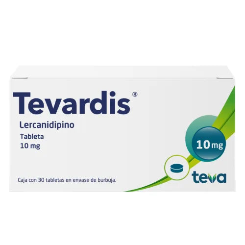 TEVARDIS LERCANIDIPINO VGE TABS 10MG 30 TABS